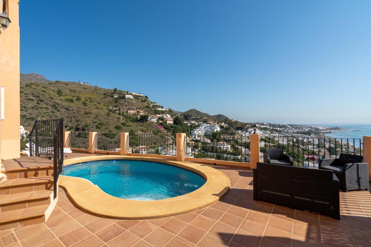 Chalet Con Vistas Al Mar Y Piscina Mojácar Extérieur photo