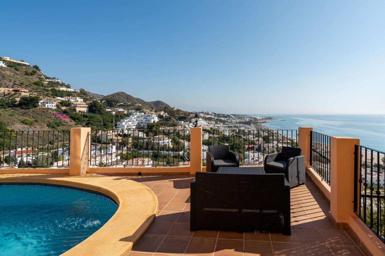 Chalet Con Vistas Al Mar Y Piscina Mojácar Extérieur photo